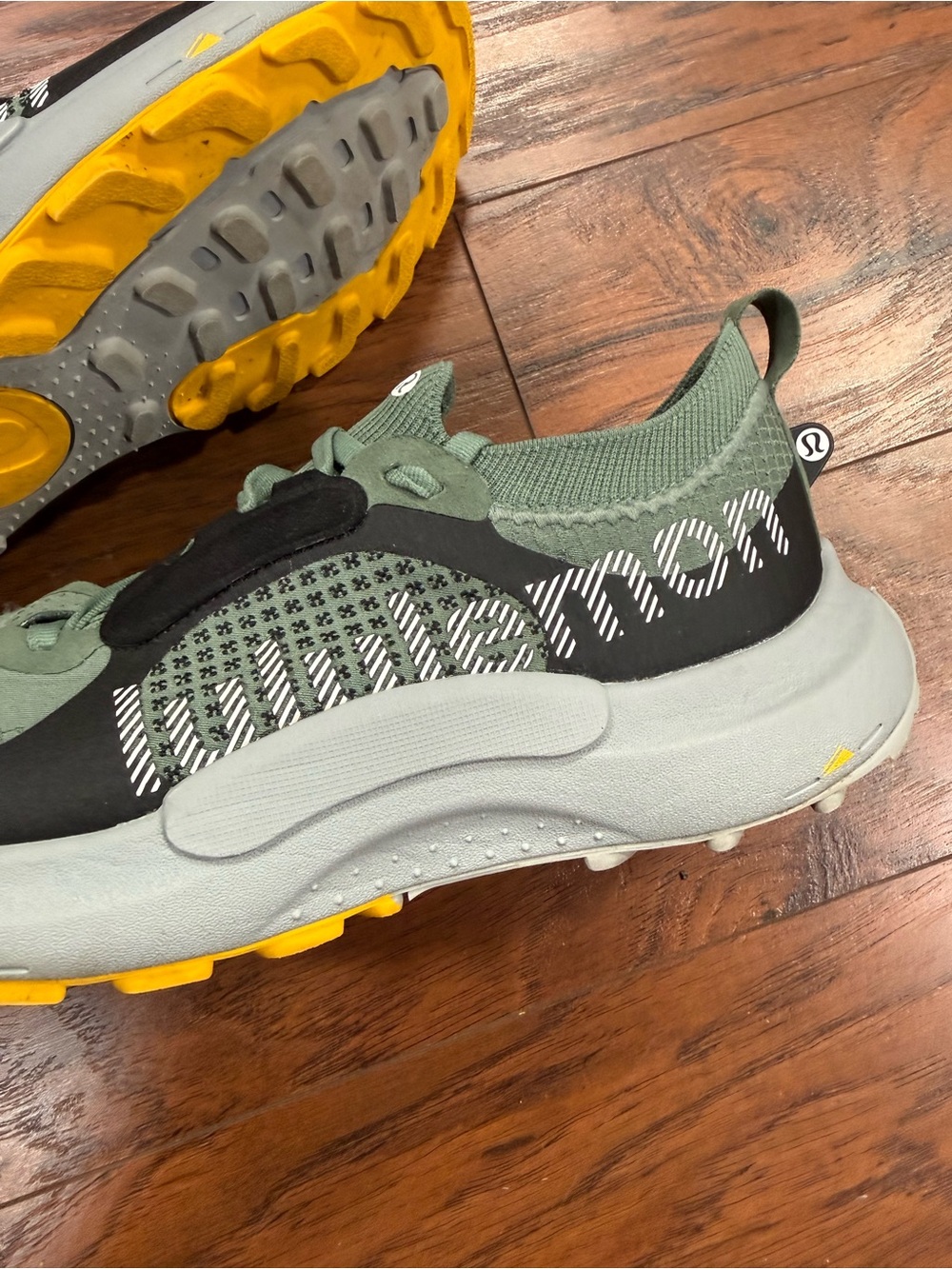 Lululemon Green & Yellow Athletic Sneakers - Picture 7 of 16